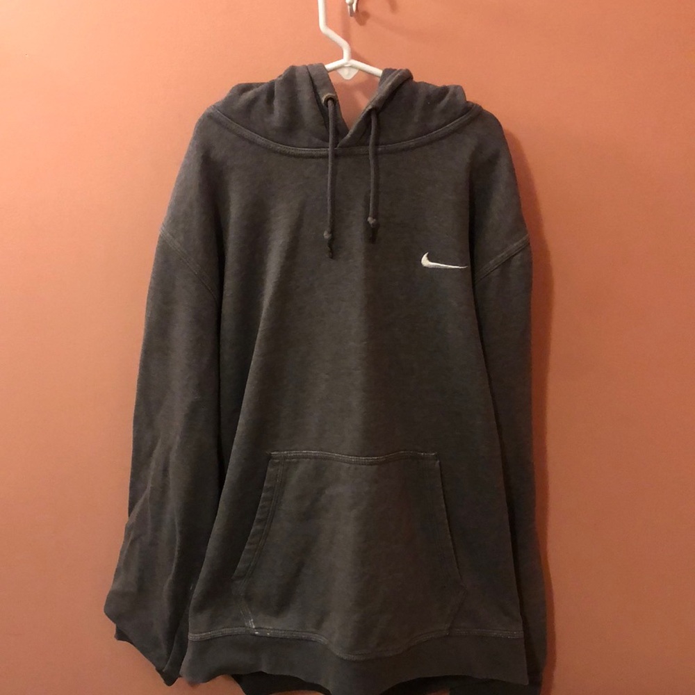 Large Gray Nike hoodie